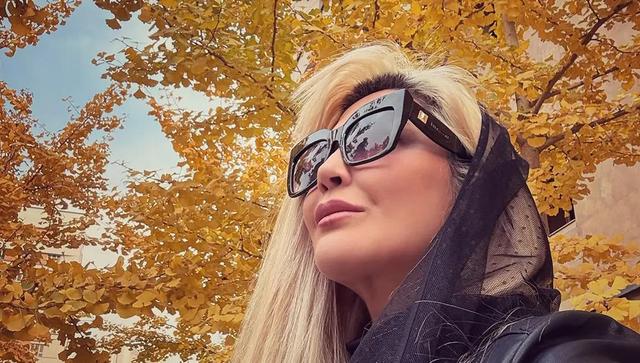 استایل چرمی و تمام مشکی «مریم معصومی» در فوتوشوتهای پاییزی (عکس)