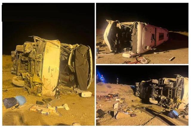 خوابآلودگی؛ فرض اولیه علت واژگونی اتوبوس اصفهان-نطنز