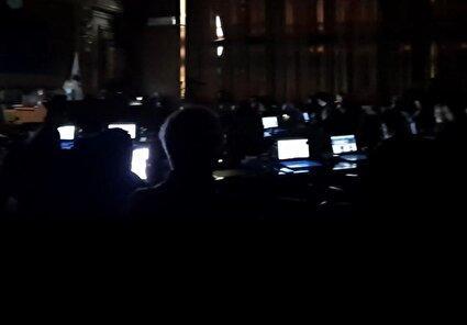 ببینید/ برق شورای شهر تهران رفت