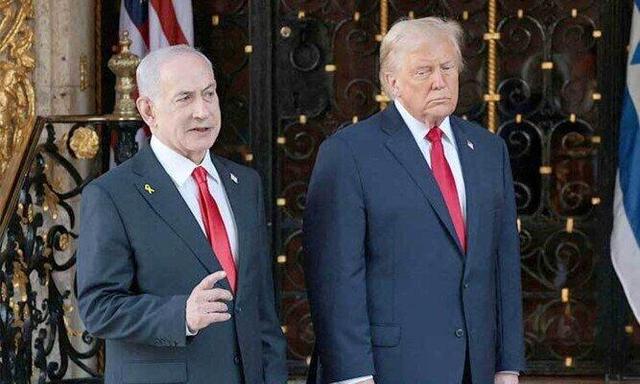 حضور نتانیاهو در جشن سال نوی ترامپ