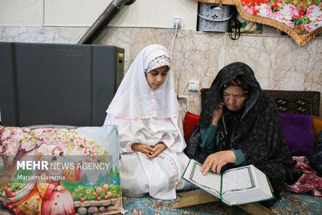 مادران و دختران شیروانی با دوری از مشغلههای زندگی به خدا نزدیکتر شدند