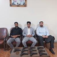 تحویل داوطلبانه ۱۰ قبضه سلاح جنگی در قالب پویش نه به سلاح غیرمجاز