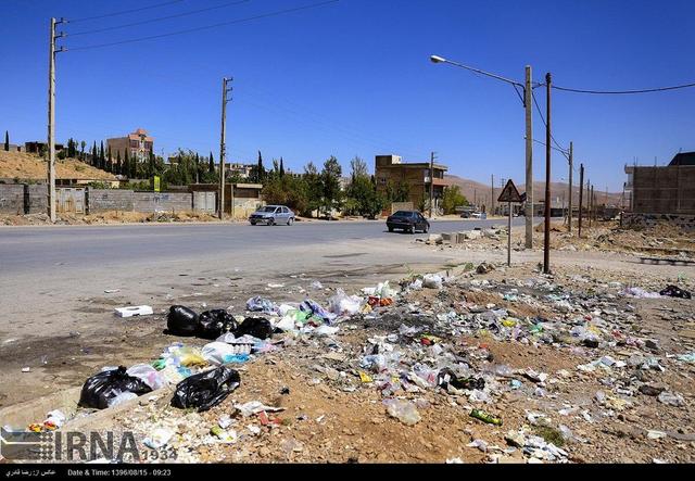 راهاندازی سایت خانزنیان، گرهگشای بحران پسماند در غرب شیراز