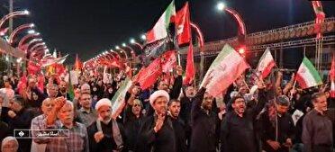 تداوم پیمان وفاداری در اسلامشهر؛ شب ۱۳۶ تجمعات مردمی در سوگ رهبر شهید