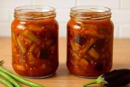 آموزش آشپزی / طرز تهیه ترشی لوبیا سبز و بادمجان